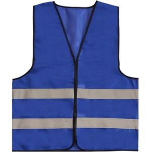 Doodadeals® - 1x Veiligheidshesje XXL voor Volwassenen – Veiligheidsvest – Auto – Blauwe Hesjes – Extra groot