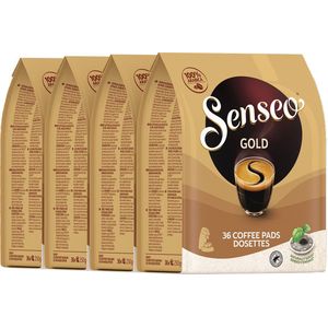 Senseo Gold Koffiepads - Intensiteit 5/9 - 4 x 36 pads