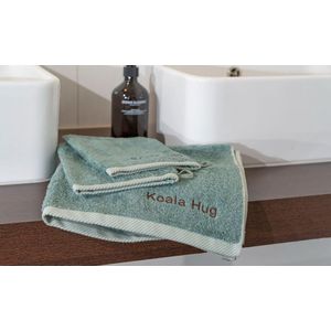 KOALA HUG TENCEL™ lyocell washandjes 16x21, Woudgroen – 4 stuks; hypoallergeen & antibacterieels-secologisch