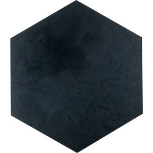 Finest by ATMK - UTRECHT - Duurzaam & vaatwasserbestendig - borrelplank, snijplank en serveerplank - zeshoek - zwart - 28,5x33cm