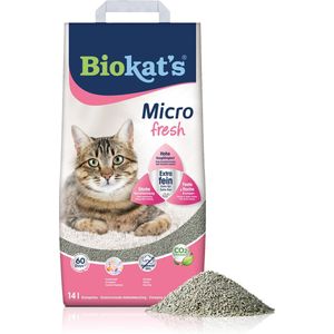 Biokat's Micro Fresh - 14 L - Kattenbakvulling - Klontvormende - Zomergeur
