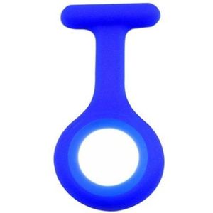Fako® - Verpleegstershorloge - Zusterhorloge - Verpleegster Horloge - Siliconen Hoesje - Royal Blauw