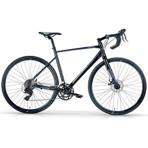 MBM Starlight Racefiets H 58cm 14 Speed Mat Zwart