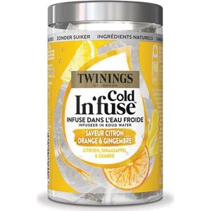 Twinings Cold infuse citroen sinaasappel gember (10st)