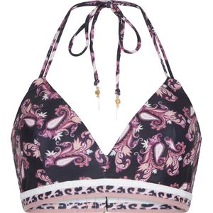 LingaDore - Paisley Bikini Top - maat 38A - Zwart