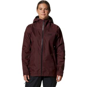 Mountain Hardwear Threshold Jacket - Regenjas - Dames Washed Raisin M