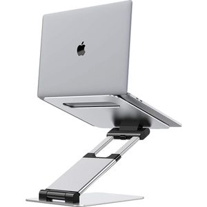 Laptop standaard | Ergonomisch| In hoogte verstelbaar| draaibaar| Zit-sta bureau| Universeel| Laptop houder|Tablet houder|