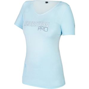 Horka - Performance T-Shirt Sunset - Technischestof - V Hals - Misty Blue - Maat XL