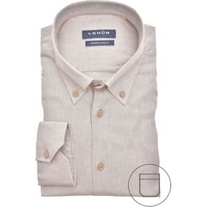 Ledûb modern fit linnen beige