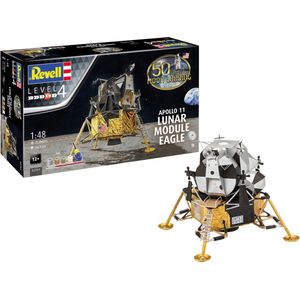 1:48 Revell 03701 Apollo 11 Lunar Module Eagle - Geschenkset Plastic Modelbouwpakket