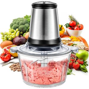 Hakmolen - Food Processor - Food Chopper - Groentesnijder - Hakmolens - Groente Chopper - Keukensnijder - Etensnijder - Keuken Accessoires