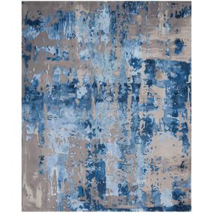 Vloerkleed Nourison Prismatic Blue grey PRS10 - maat 259 x 351 cm