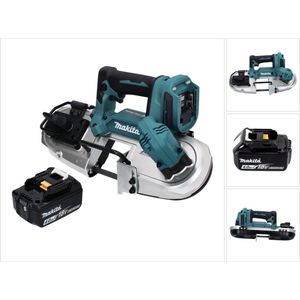 Makita DPB 183 M1 accu lintzaag 18 V 66 mm borstelloos + 1x accu 4.0 Ah - zonder lader