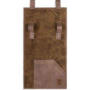 Knit Factory Dax Pocket - Wandkleed - Armleuning Organizer - Opbergzak voor bank - New Camel - 100x50 cm