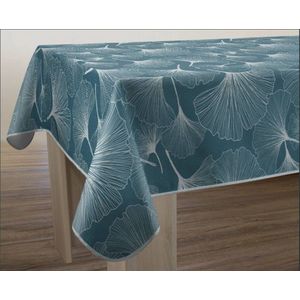 Tafelkleed anti-vlek Aulnes bleu ovaal 240 cm Tafellaken - Decoratieve Tafel Accessoires - Woonkamer Decoratie - Bonne et Plus®