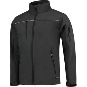 Tricorp Soft Shell jack - Workwear - 402006 - Donkergrijs - maat S