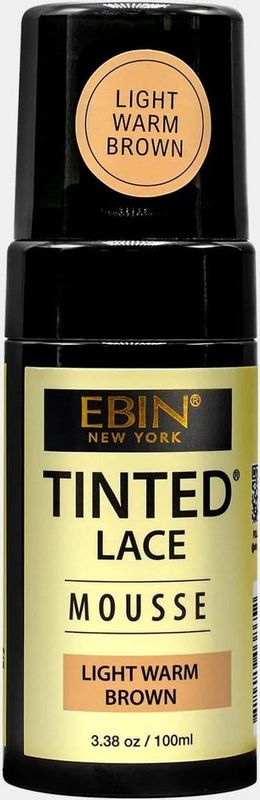 EBIN Tinted Lace Mousse - Light Warm Brown 100ml