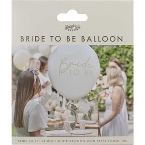 Ginger Ray - Bride to Be botanical ballon (1 stuks)