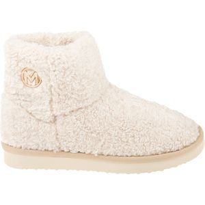 Enkellaarzen Bobby Teddy Dames - Off White - Maat 37