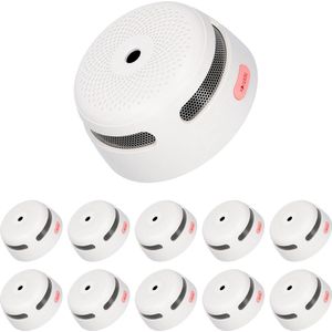 X-Sense XS01 Rookmelder - 10 Rookmelders - 10 jaar batterij - Compact design - Voldoet aan Europese norm - Brandalarm