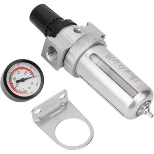 Filterregelaar BSP 1/2"" - Luchtgereedschap Compressorfilter - Pneumatische Luchtcompressor - Vochtwatervanger - Filterregelaar met Montageaansluiting - Bouwmachines .