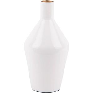 Present Time Vaas Ivy Bottle Cone - Wit - Ø10cm - Modern