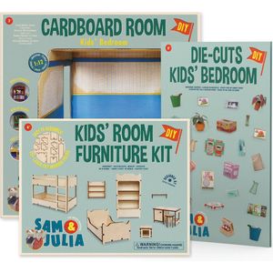 Basis Knutselset - Miniatuur Kinderkamer | Sam & Julia | Het Muizenhuis