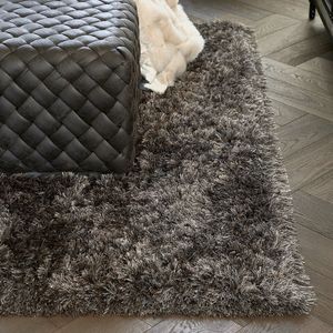 Riviera Maison Vloerkleed Hoogpolig - Cecil Rug - 290x200 cm - Zwart