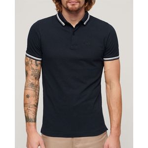 Superdry Sportswear Relaxed Tipped Polo Met Korte Mouwen Blauw 2XL Man