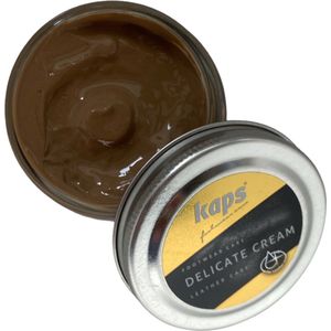 Kaps Schoencreme - schoensmeer - verzorgt het leer en geeft glans - (177) Eiken Bruin - 50ml