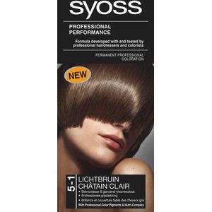 Syoss - Haarverf - 5_1 - Lichtbruin - 115ml x 3