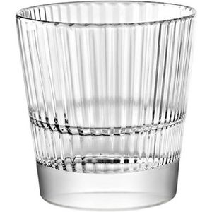 Diva Tumbler glazen - 2 Stuks - Maat M - 37 CL - Ribbel -  Transparant - Glazen - Servies - Tafelen - Drinken - Geribbeld glas