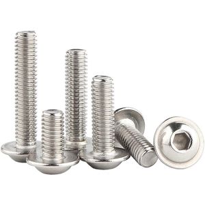 Inbusbout - M8 * (12-30 mm) Roestvrijstalen Zeskant Machineschroeven Bevestigingsmiddelen Verzonken Inbusbouten - 30 mm / 5 stuks