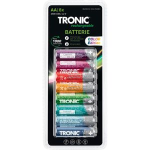 TRONIC Oplaadbare AA Batterijen - 8 Stuks - NiMH