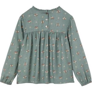 Vertbaudet Blouse met bloemen meisje