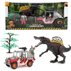 World of Dinosaurs Speelset - Jeep met Dino