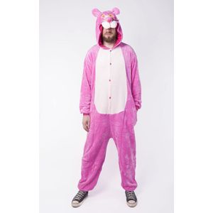 Onesie Pink Panther pak kind roze - maat 146-152 - panter jumpsuit pyjama