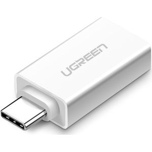UGreen USB C Adapter naar USB A met OTG functie - Wit