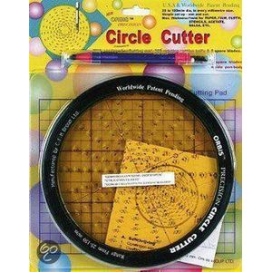 Cirkelsnijder - Inclusief Snij-pen, 3 mesjes en een Snijmat op kaart
