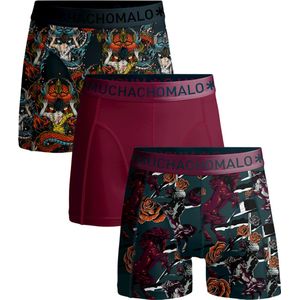 Muchachomalo Boys Boxershorts - 3 Pack - Maat 104 - 95% Katoen - Jongens Onderbroeken