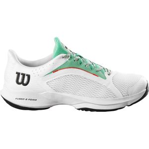 Women's White And Green Wilson Hurakn 2.0 Shoes Wrs331180