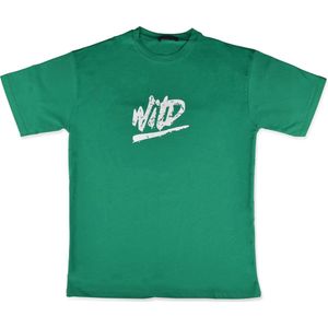 Groen shirt wild bedrukt ORIGINALS T-shirt, trendy T-shirt cadeau voor hem, Green T-shirt voor mannen (S)