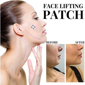Borvat® || GEZICHTSLIFTSTRIPS || 60 STUKS ||Face Tape || Transparant