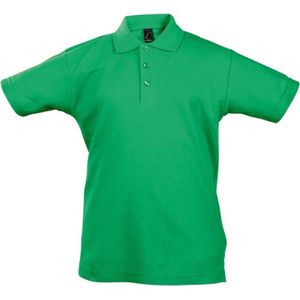 SOLS Kinder Unisex Zomer II Pique Polo Shirt (Kelly Groen)