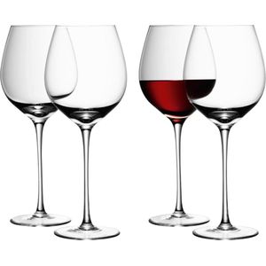 L.S.A. Wine Wijnglas Rood - 750 ml - Set van 4 Stuks