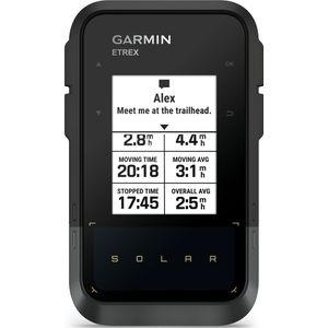 Garmin eTrex Solar - Navigatie - Handheld - Zonne-energie - Multiband-GPS - 2.2 inch scherm - Zwart