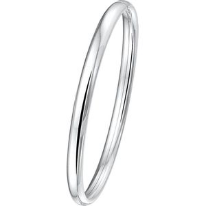 Glams Bangle Dop Ovale Buis 5 X 60 mm - Zilver