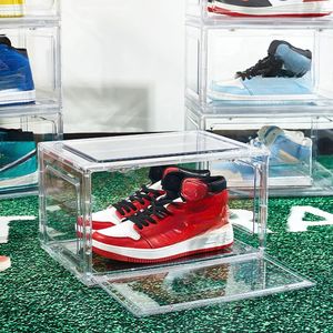 Repus - Schoenen doos - Premium Quality - Shoe Box - Transparant Opberger - Sneakers Display - Shoes Collector - Limited Edition - Magneetsluiting - Opstapelbaar - 1 stuk