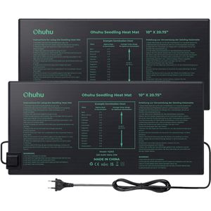 Verwarmingsmat voor zaailingen en huisdieren - Temperatuur verwarmingskussen met uitschakelbeveiliging (25 * 52 cm)