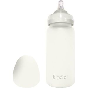 Elodie glazen babyfles - Baby flessen - Baby fles - siliconen anti-koliek speen - 0m+ - Vanilla White